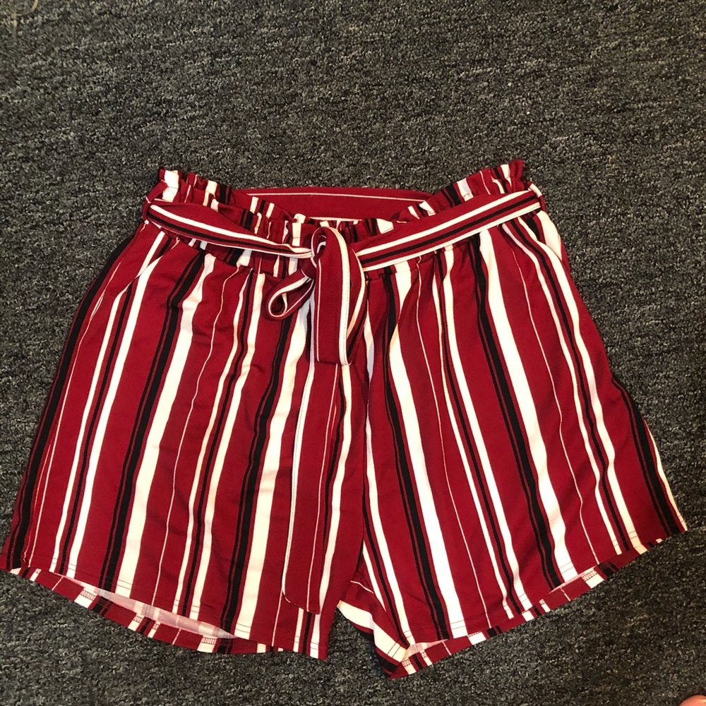 Paper bag style shorts